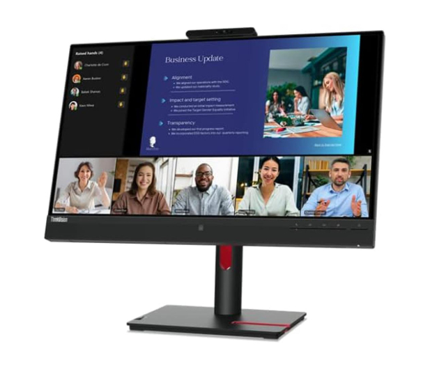 LENOVO 23.8'' 63D8MAT3EU Czarny - 1191355 - zdjęcie 2
